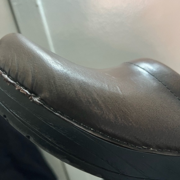 Dansko Classic Brown Leather Slip-On Loafers - Picture 9 of 10